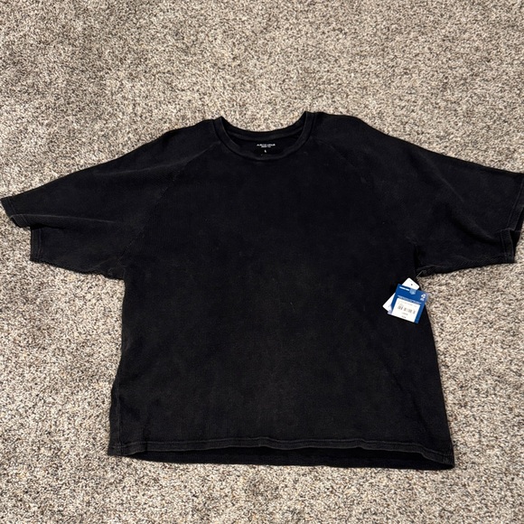 Arizona Jean Company Other - Black Washed Waffle Short-Sleeve Tee